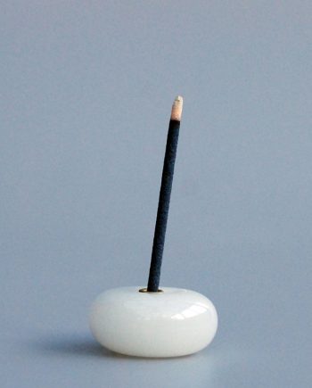 Glass Opal Incense Holder
